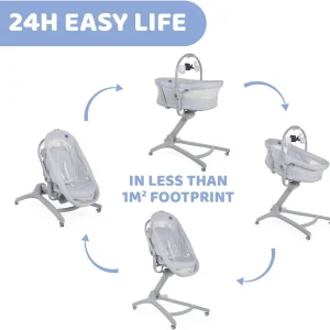 Capazo Baby Hug 4 en 1 Air + Kit de comida Chicco